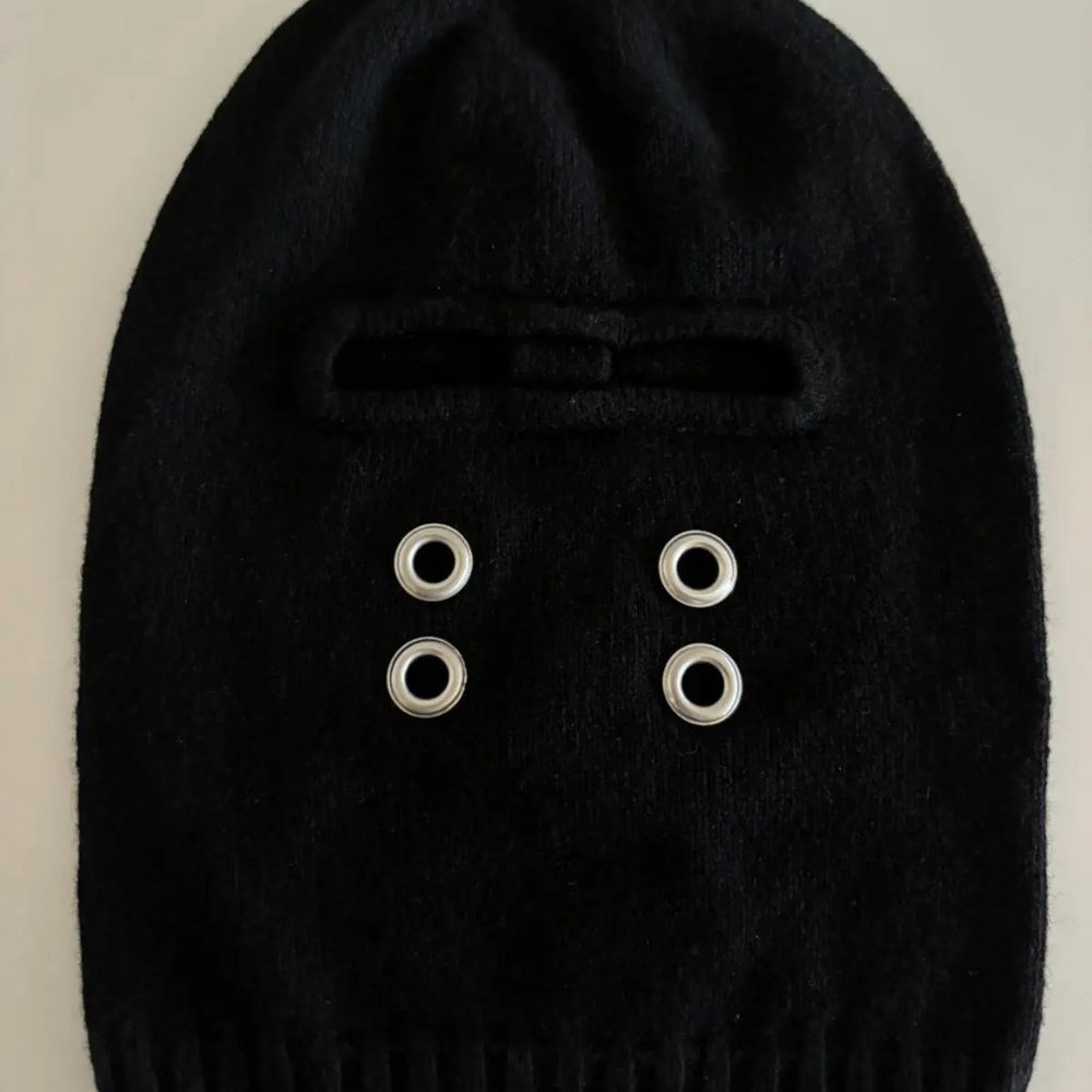COPY - Rick Owens Gimp Balaclava Black